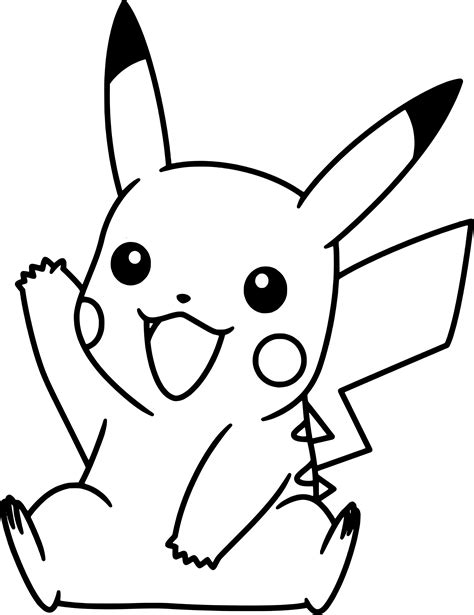 pikachu coloring|Coloriage Pikachu : 25 supers dessins à imprimer。